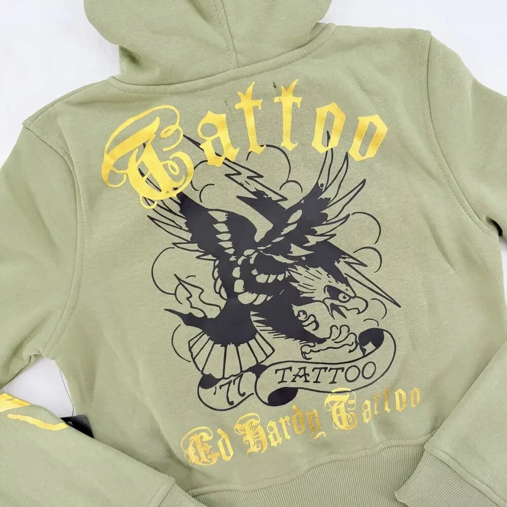 Ed Hardy Hoodie and Short Set (Size XS)